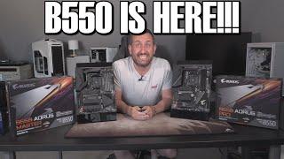 Gigabyte Aorus B550 Master and Pro Preview