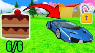 How To Unlock New Car | Dude Theft Wars All Six Cakes Complete