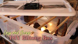 Easy & Cheap Way to Build a Biltong Box - Dry Curing Meat for Beginners