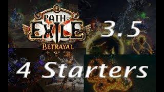 My 4 Favourite Path of Exile 3.5 Betrayal League Starters