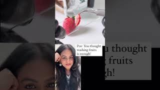 How to Clean Fruits & Veggies Like a Pro! | Doctor Rekha | #PesticideFree #HealthyEating #ayurveda
