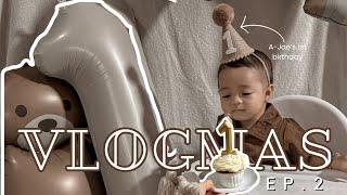 V L O G M A S ep.2: A-Jae’s First Birthday celebration | Mini shein haul || Jensthetic