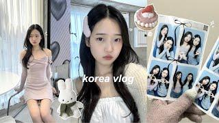 KOREA VLOG: cafe hopping with friends, what i wear, shopping in gangnam, professional photoshoot