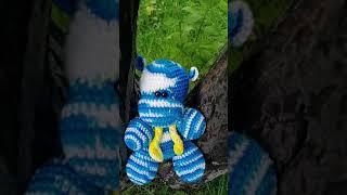 #shorts Амигуруми бегемотик. Вязание крючком. Игрушки крючком. Amigurumi hippo. Crocheting Toys.