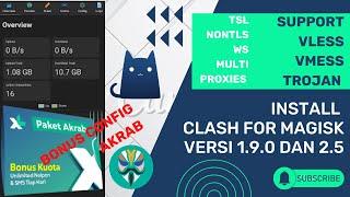 Clash For Magisk 1.9.0 and Versi 2.5 || Simple Config Rooted phone magisk