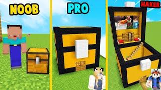 MINECRAFT - DOMEK W SKRZYNI CHALLENGE | NOOB vs PRO vs HAKER | Vito vs Bella