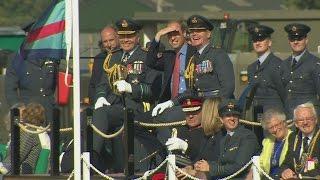 William takes to the skies on visit to Battle of Britain Memorial Flight