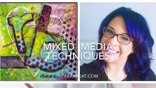 Mixed Media Techniques with Rita Barakat