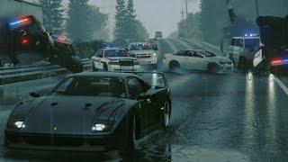 GTA 5 Ferrari F40 Police Chase