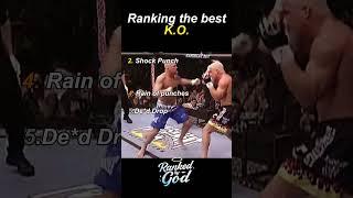 Ranking the best K.O. | Pt - 3 | rbg12 | #america #fight #mma #ufc