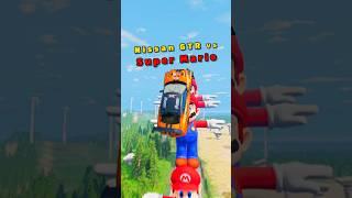 Cars vs Super Mario  BeamNG.drive #beamngdrive #simulator #shorts