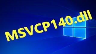 Как Скачать и Исправить ошибку MSVCP140.dll