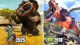 Monster Hunter Wilds vs Monster Hunter World Physics and Details Comparison. Charge Blade