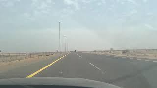 Saudi Arabia's Highway 15 - Near Jeddah sandstorm