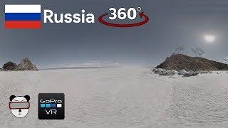  360° Standing On Ice | Siberia, Russia 【GoPro VR Travel | 360 Video】