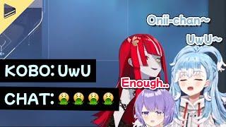 Kobo being Cute and UwU, Chat:  (Volume Warning)【Hololive / ENG Sub】