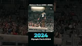 Balance Beam Evolution: From 1950s Olympics to Paris 2024