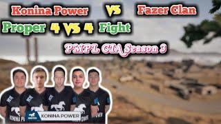 Konina Power vs Fazer Clan PMPL Fight 2021