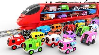 Menemukan Mainan Bus Tayo Dan Robocar poli terjebak lumpur, Gani, lani, rogi, amber, heli, roy, poli