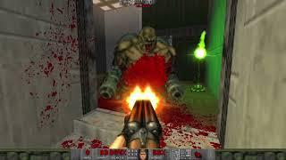 Brutal Doom v22 Beta 4 Doom 2 Campaign Walkthrough Map 13 + Bonus Level All Secrets