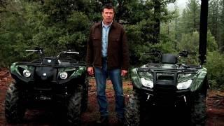 The Yamaha Grizzly 450 EPS versus Honda Rancher