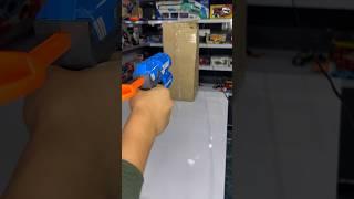 small vs big nerf gun testing #shorts