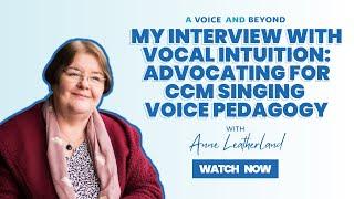 #88. My Interview with Vocal Intuition: Advocating for CCM Singing Voice Pedagogy