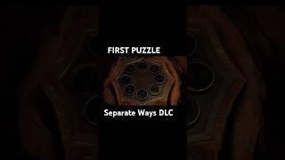 SEPARATE WAYS DLC 1ST PUZZLE SOLVED GUIDE #walkthrough #separatewaysdlc #residentevil4remake #shorts
