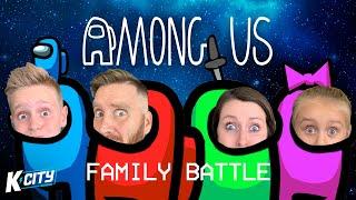 AMONG US (SUS Family Battle!!!) // K-CITY GAMING