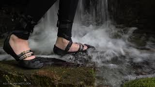 Wetlook - Kristen in the river with flats