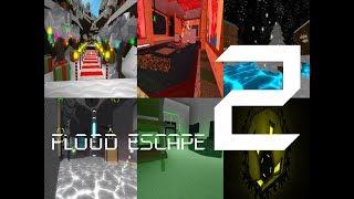 Roblox Flood Escape 2 (Test Map) - Multiplayer Compilation 5