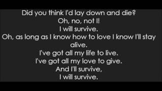 Gloria Gaynor - I Will Survive (Lyrics)