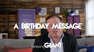 GIANT message from Damian Collins | SGM10year | Sleeping Giant Media