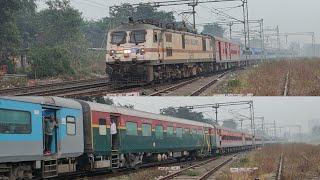 Deccan Queen Livery AC Coach In 22105/06 Indrayani / 12169/70 Intercity Express : KYN WAP7