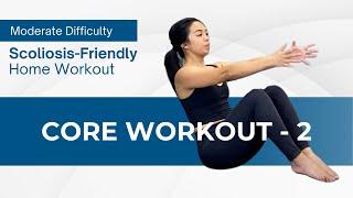 16-Min Scoliosis-Friendly Core Workout 2 | Support Your Curved Spine (MODERATE)