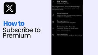 How to Subscribe to Premium on X