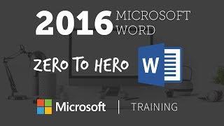 Introduction to Microsoft Word - Word 2016 Tutorial [1/52]