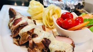 Свиное Филе под  изумительно вкусным сливочно-винным соусoм с  сыром Горгонцола, Вкусняшка от Элины