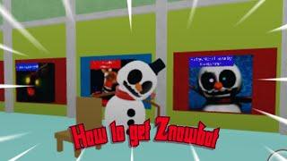 Roblox- "Fnaf Skins Role Play!" How To Get Znowbot Skin And Badge!!!