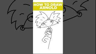 Arnold Shortman Drawing From Hey Arnold | #drawing #cartoon #shorts