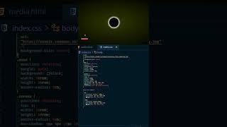 Glowing Glass Ball  | CSS Animation   (Source Code) #shorts  #css  #html #coding  #js #website