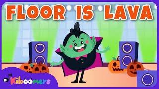 Halloween Floor is Lava - THE KIBOOMERS Preschool Songs - Freeze Dance