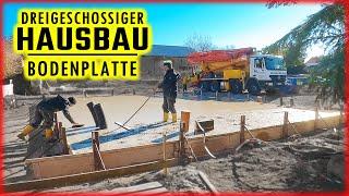 GEDÄMMTE BODENPLATTE - Schalung Bewehrung & Beton! | DREIGESCHOSSIGES HAUS #03 | Home Build Solution