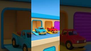 Bouncy castle for toy cars - Helper Cars cartoon for kids & shorts for kids #cartoon #helpercars