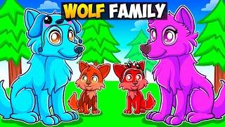 Having a WOLF FAMILY in Roblox!