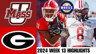 #10 Georgia vs UMass | Full Game Highlights | 2024 College Football Highlights