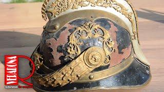 Antique Firefighter Helmet Restoration