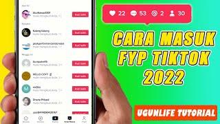 Cara Masuk Fyp Tiktok 2022