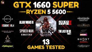 GTX 1660 Super + Ryzen 5 5600 : Test in 13 Games at 1080P