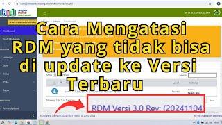 Cara Mengatasi Raport Digital Madrasah (RDM) Tidak Bisa di Update Ke Versi Terbaru